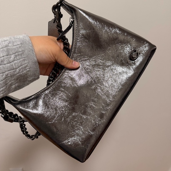 Coach Anthracite Juliet 25 Shoulder Bag & Wallet Bundle - Picture 9 of 16